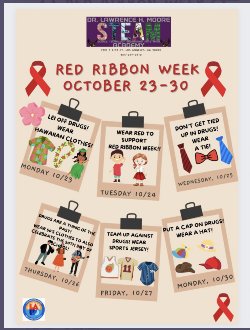 red ribbon week flyer